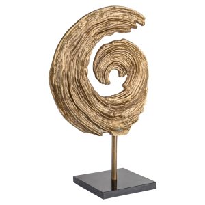 Decoratief object Swirl brass antique large Richmond Interiors