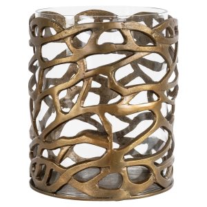 Windlicht Mase brass antique Richmond Interiors