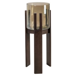 Windlicht Paige walnut small Richmond Interiors