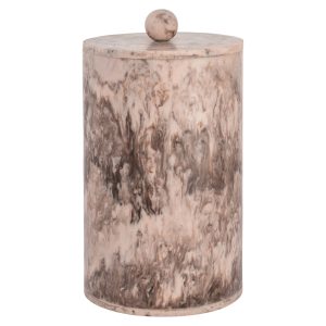 Opbergdoos Rosaline chocolat brown storage jar small Richmond Interiors