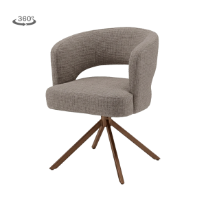 Mura Armstoel - Cremona 24 clay - Anodic (draaibaar) Tower Living