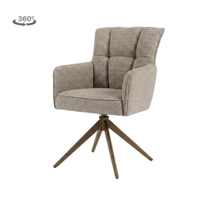 Bardi Armstoel - Cremona 24 clay - Anodic (draaibaar) Tower Living