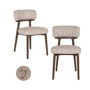 Eetkamerstoel Basker natural geo (Set of 2) Richmond Interiors