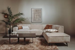 Leeds 2 5-AL + Ottoman R - Touch 102 Beige Tower Living