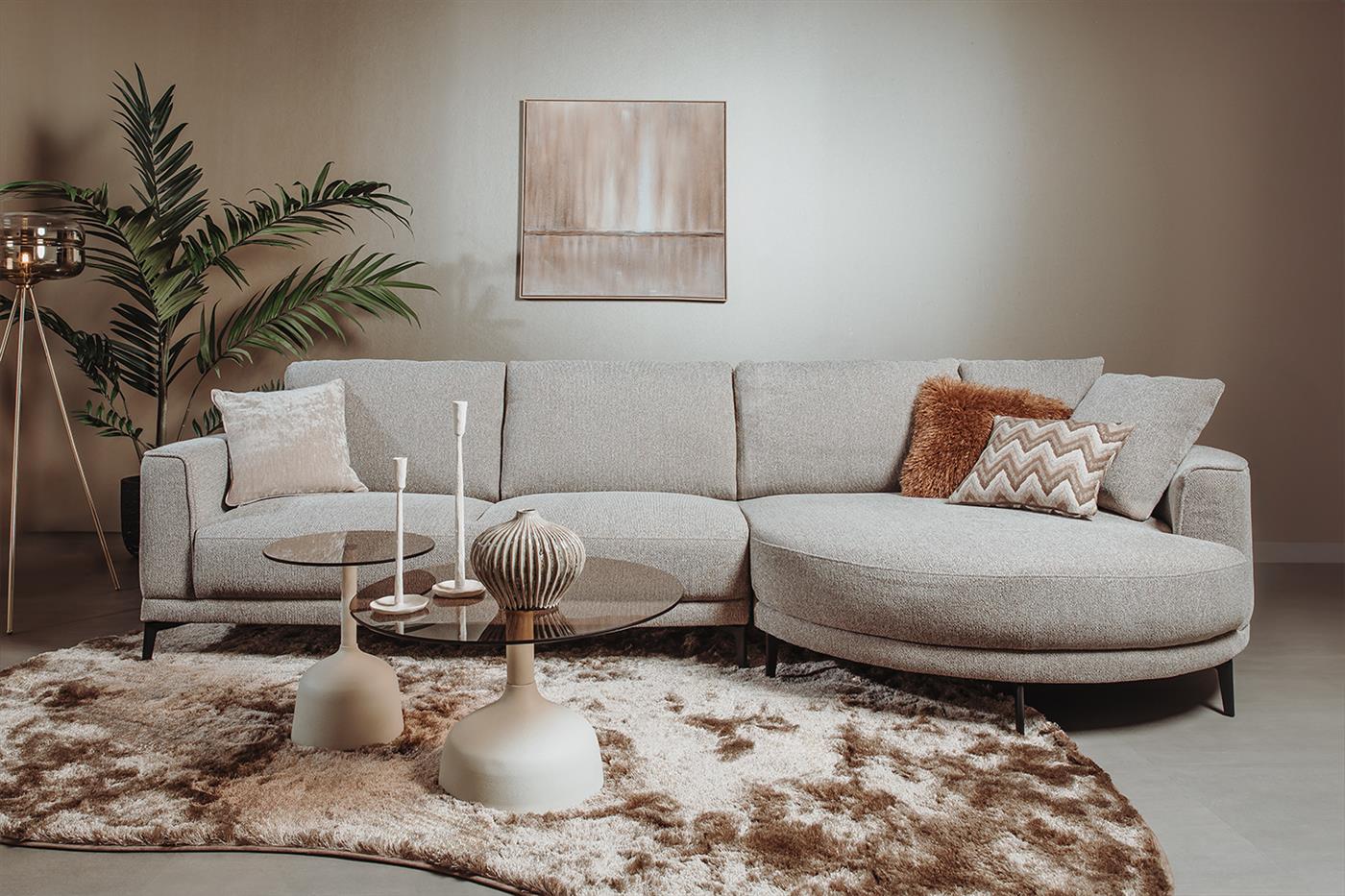 Prescot 2 5-AL + Chaise R - Sahara 400 espresso Tower Living - Afbeelding 4
