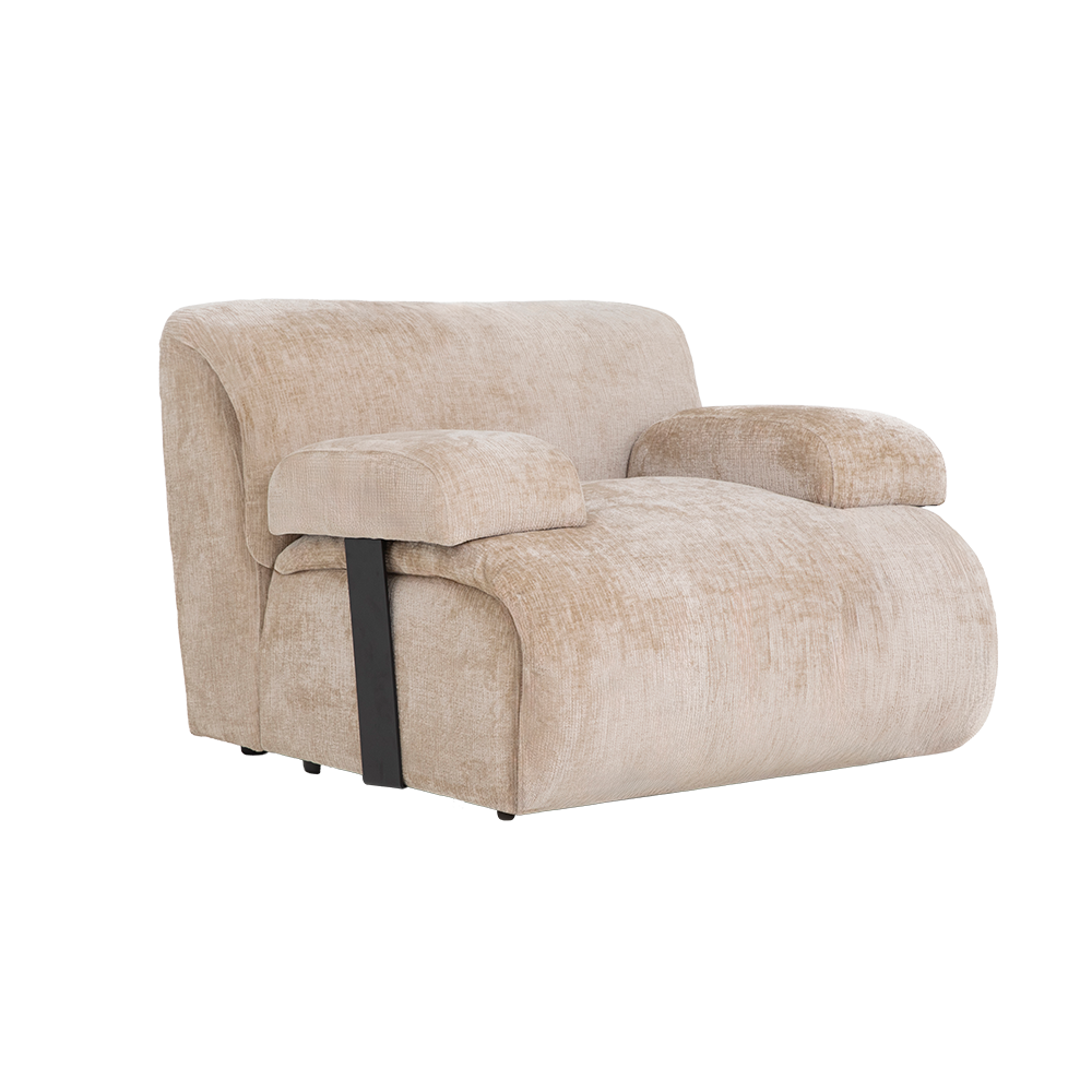 Redford 1-seater no arm - Touch 102 beige Tower Living - Afbeelding 6