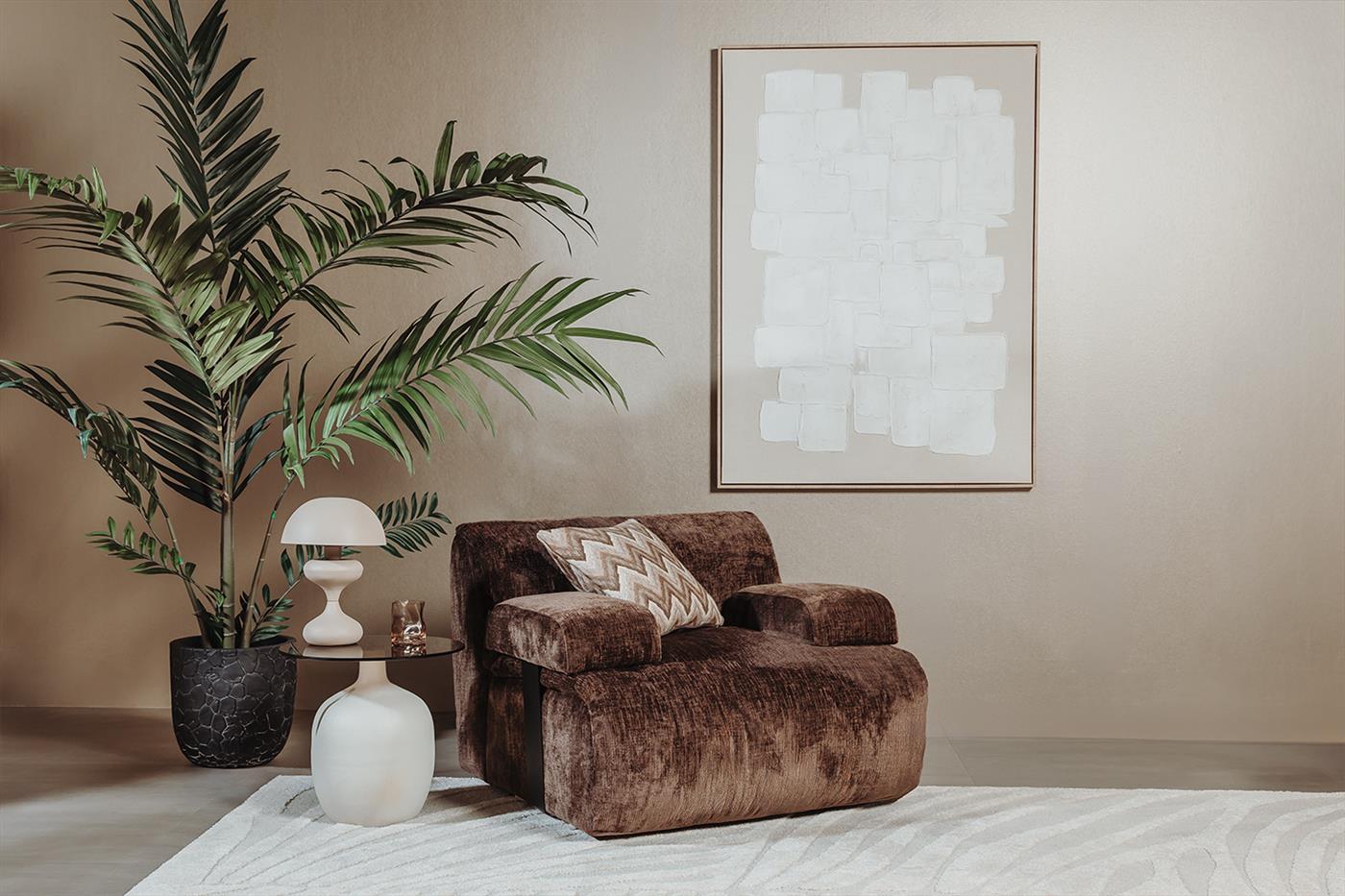 Redford 1-seater no arm - Touch 106 brown Tower Living - Afbeelding 2