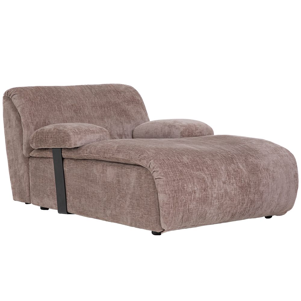 Redford Chaise Lounge no arm - Touch 04 taupe Tower Living - Afbeelding 4