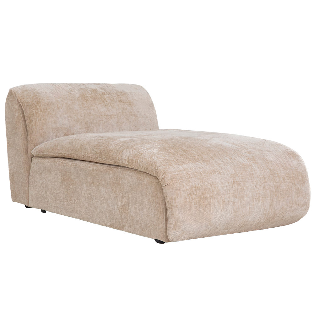 Redford Chaise Lounge no arm - Touch 102 beige Tower Living - Afbeelding 4
