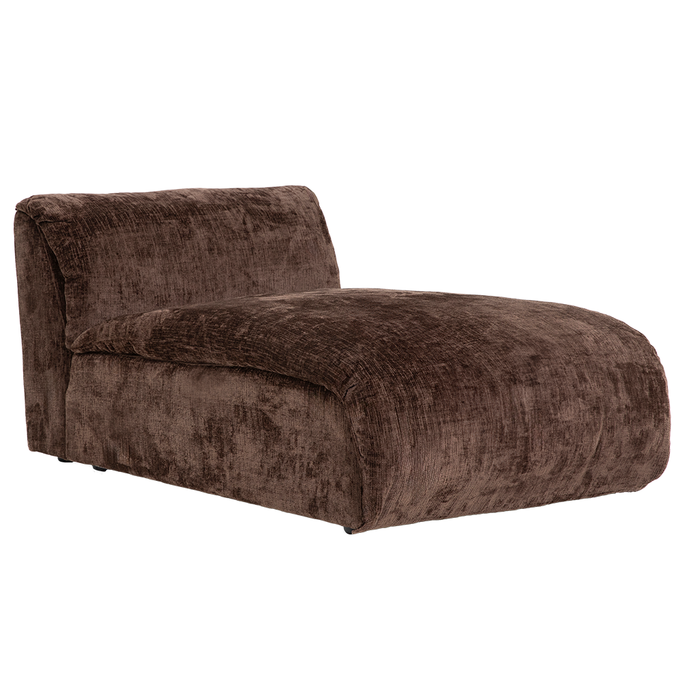 Redford Chaise Lounge no arm - Touch 106 brown Tower Living