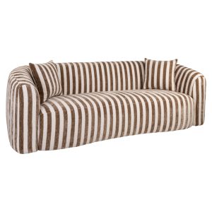Bank Luxandra stripes sand Richmond Interiors