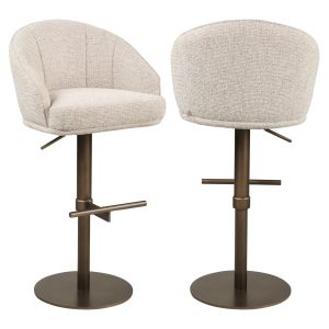 Barstoel Beverly natural fancy swivel Richmond Interiors