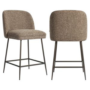Counterstoel Pullitzer brown tweed Richmond Interiors