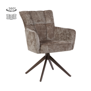 Bardi Armstoel - Cremona 24 clay - Anodic (draaibaar) Tower Living