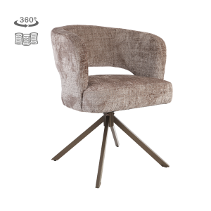 Mura Armstoel - Cremona 24 clay - Anodic (draaibaar) Tower Living