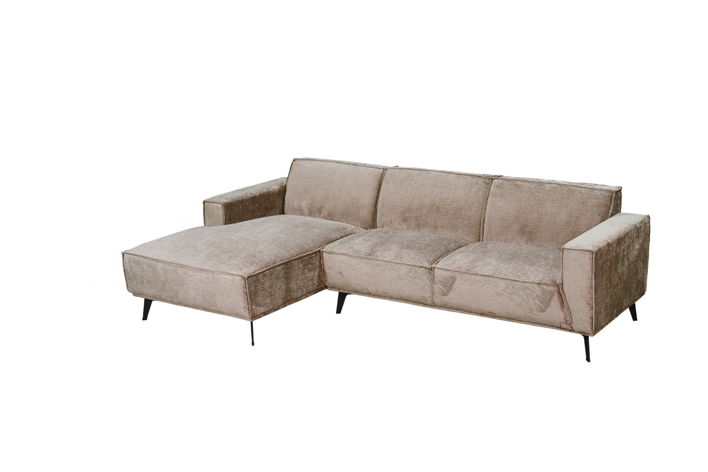 Leeds Chaise L +  2 5-AR - Touch 04 Taupe Tower Living
