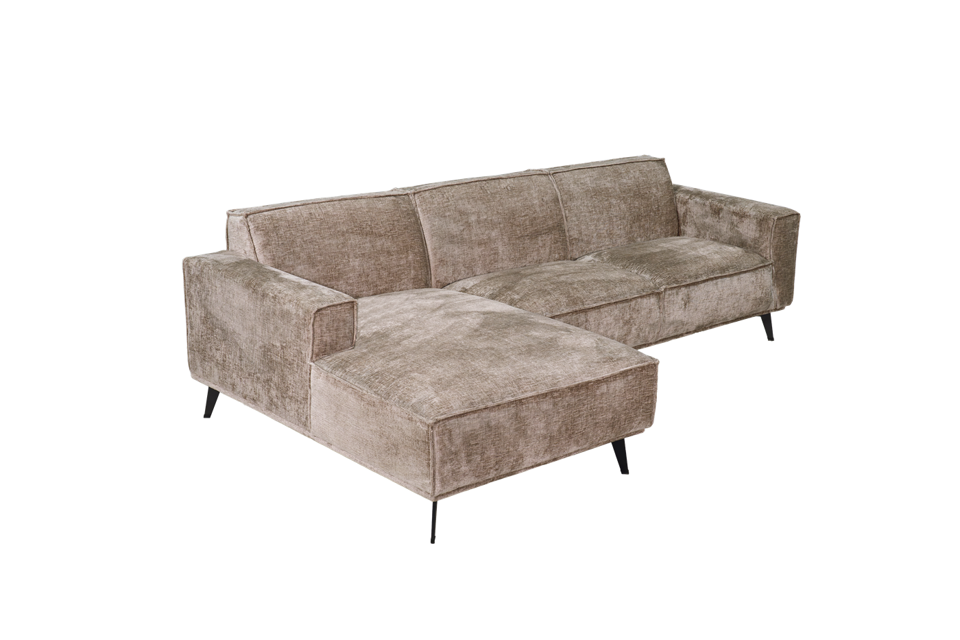 Leeds Chaise L +  2 5-AR - Touch 04 Taupe Tower Living - Afbeelding 3