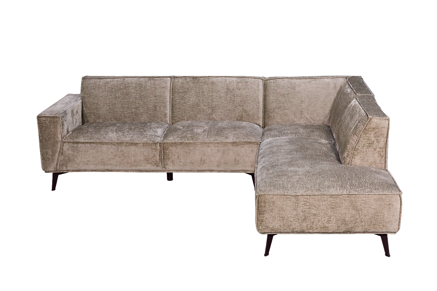 Leeds 2 5-AL + Ottoman R - Touch 04 Taupe Tower Living - Afbeelding 3