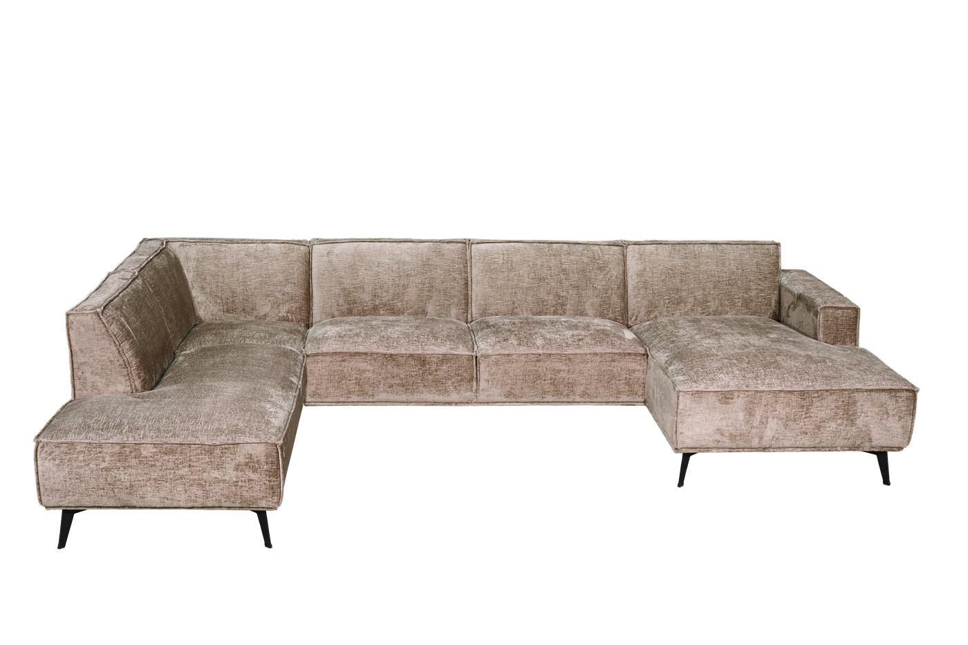 Leeds Ottoman L - 2 5 - Chaise R - Touch 04 Taupe Tower Living - Afbeelding 3
