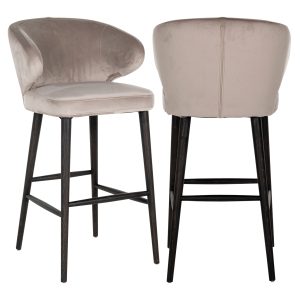 Barstoel Indigo khaki velvet Richmond Interiors