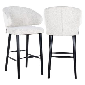 Barstoel Indigo white bouclé Richmond Interiors
