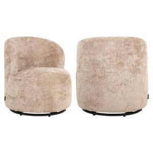 Lounge stoel Jackie sheep natural swivel kids Richmond Interiors