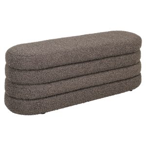 Poef & Voetenbank Camille brown chunky Richmond Interiors