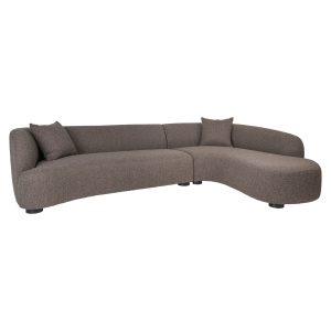 Bank Pandora brown chunky lounge right Richmond Interiors