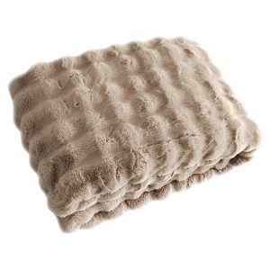 Plaid Nordic Plush beige 150x200 Richmond Interiors