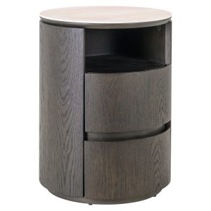 Nachtkastje Nando brown 2-drawers Richmond Interiors