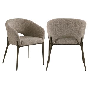 Eetkamerstoel Kenzi brown tweed Richmond Interiors