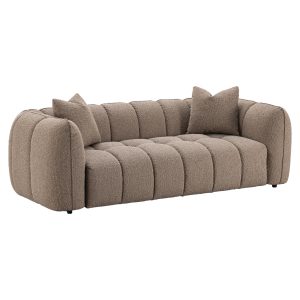 Bank Hogan mocca chunky 3-seater fire retardant Richmond Interiors