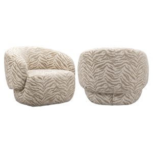 Lounge stoel Milano beige tiger Richmond Interiors