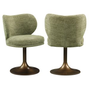 Eetkamerstoel Amely pistache softweave swivel Richmond Interiors