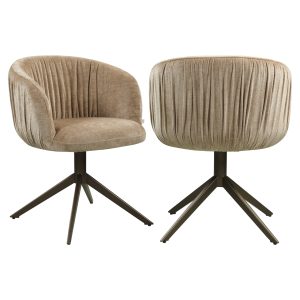 Eetkamerstoel Cassi sand soft swivel Richmond Interiors