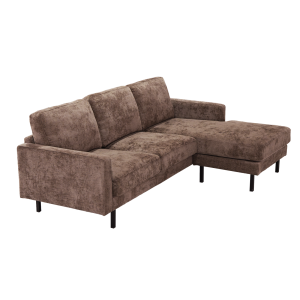 Cambridge 2 5-AL/AR + Chaise R/L - Milky 85 brown Tower Living