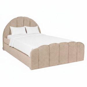 Bed Pixie clay chenille 120x200 with pull-out bed Richmond Interiors