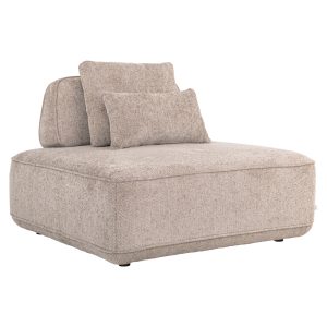 Bank Tudor mocca boldweave 1-seater movable backrest Richmond Interiors